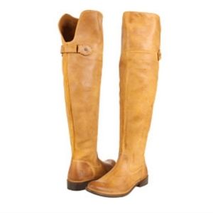 Frye Shirley Over-the-Knee Boots in Cashew, Size 8
